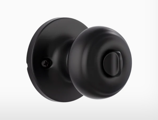 Miseno Matt Black Privacy Door Knob