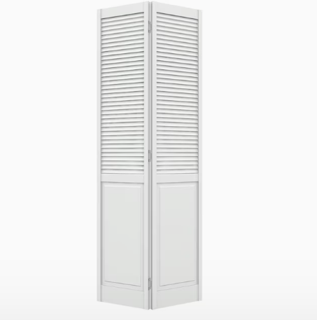 RELIABILT Primed/Unfinished Louver Pine Wood Bifold Door