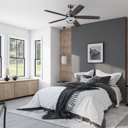 Prominence Home Tennyson 48 Inch Modern Indoor LED Ceiling Fan