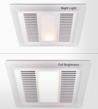 Miseno Ultra Quiet Exhaust Fan With LED Lighting