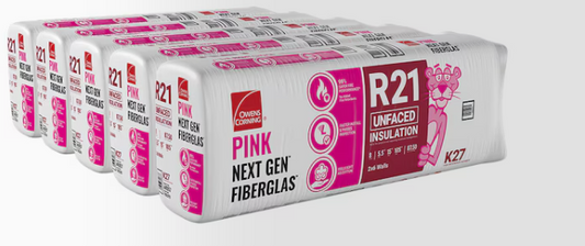 Owens Corning R- 21 Wall Unfaced Fiberglass Insulation 87.5-sq ft (15-in W x 105-in L)