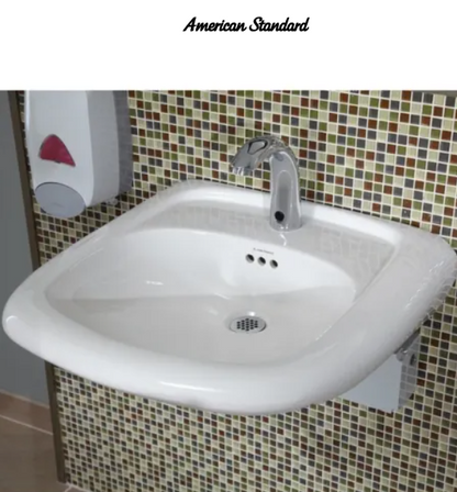 American Standard Murro White Wall Mounted Bathroom Sink
