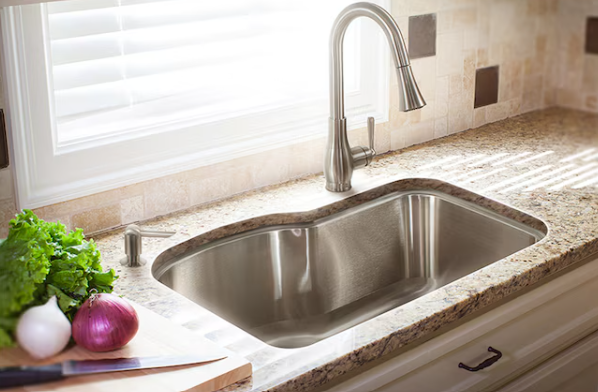 Franke Kinetic Dual-mount 33-in Stainless Steel Single Bowl Kitchen Sink