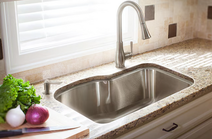 Franke Kinetic Dual-mount 33-in Stainless Steel Single Bowl Kitchen Sink