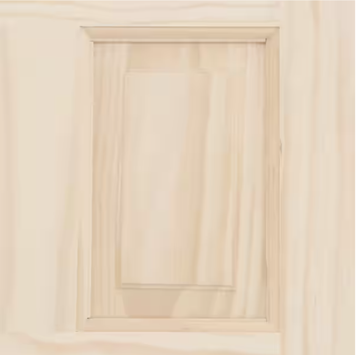 24inX80in. Right-Handed 6-Panel Solid Core Unfinished Clear Pine Single Prehung Interior Door