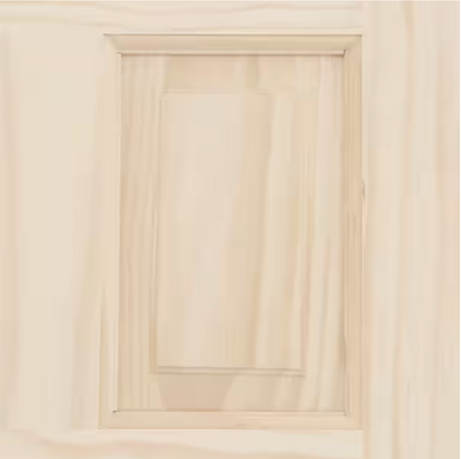 24inX80in. Right-Handed 6-Panel Solid Core Unfinished Clear Pine Single Prehung Interior Door