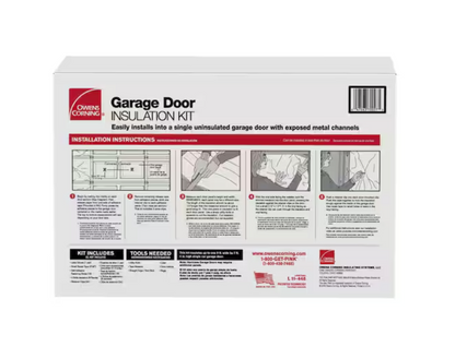 Owens Corning R 8 Garage Door Fiberglass Insulation Kit 22 in. x 54 in. (8-Panels)