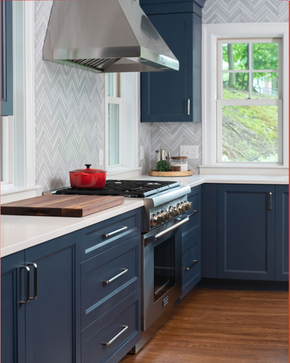 Bevel Blue cabinet (Call or Text For a Quote at 814-882 7875)