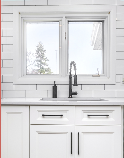 Bevel White cabinet (Call or Text For a Quote at 814-882 7875)