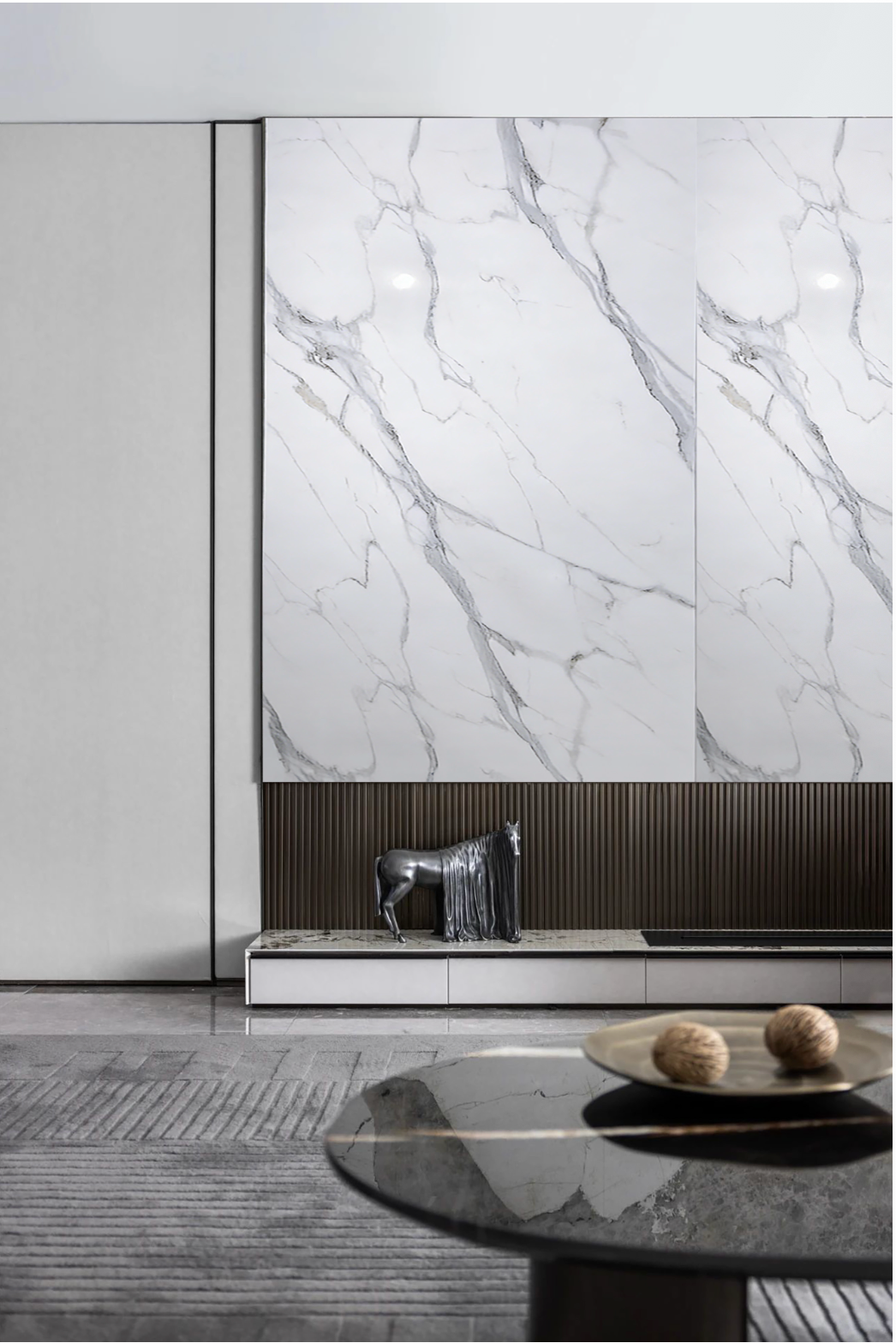 PVC Marble Sheets UV Protected | Waterproof | 4x8 ft (32 sq. ft)