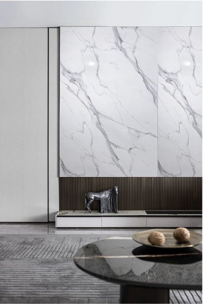 PVC Marble Sheets UV Protected | Waterproof | 4x8 ft (32 sq. ft)