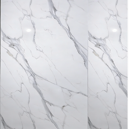 PVC Marble Sheets UV Protected | Waterproof | 4x8 ft (32 sq. ft)