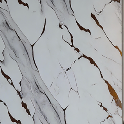PVC Marble Sheets UV Protected | Waterproof | 4x8 ft (32 sq. ft)