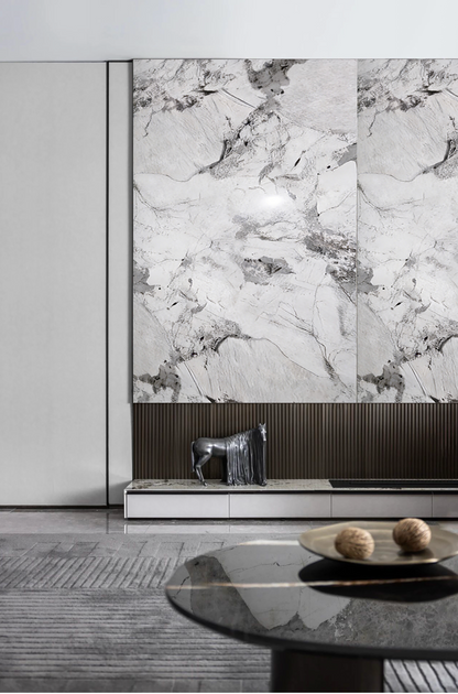 PVC Marble Sheets UV Protected | Waterproof | 4x8 ft (32 sq. ft)