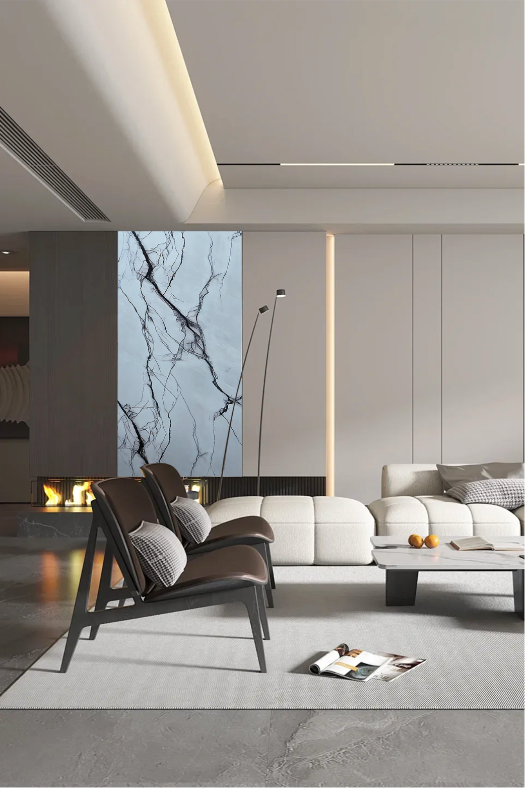 PVC Marble Sheets UV Protected | Waterproof | 4x8 ft (32 sq. ft ...