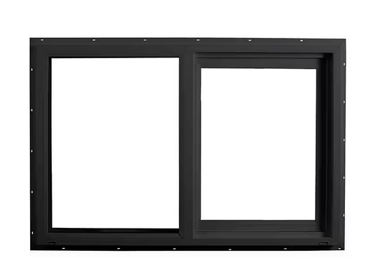Vinyl Sliding Window with Double Strength Glass (Half Screen Included)