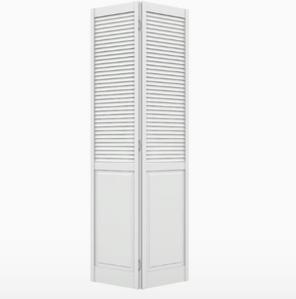 RELIABILT Primed/Unfinished Louver Pine Wood Bifold Door