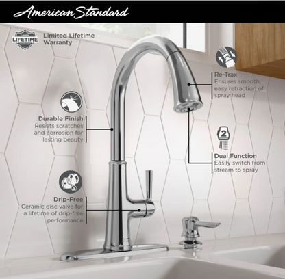 American Standard Maven Pull-Down Kitchen Faucet