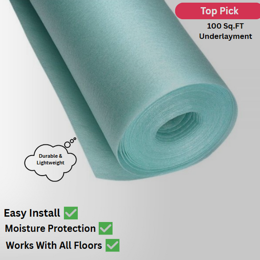 Soundbloc 100 sq.ft Noise Reduction Foam Underlayment