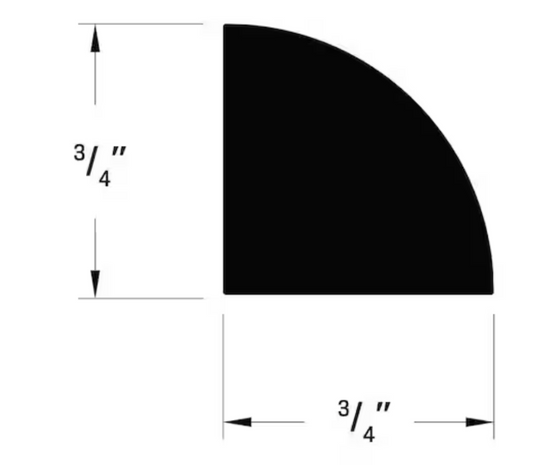 3/4 in. D x 3/4 in. W x 144 in. L Primed Poplar Wood Finger Joint Quarter Round Molding  (1-Piece − 12 Total Linear Feet)