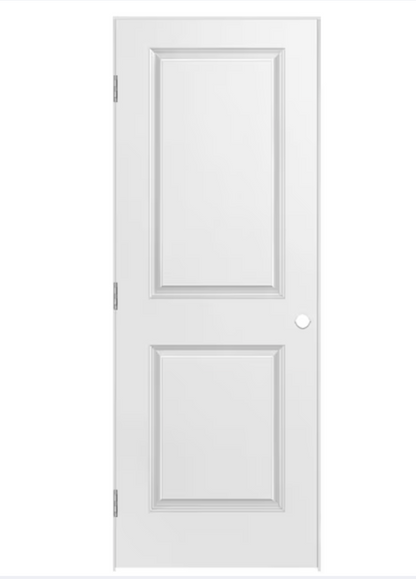 2-panel Hollow core  Smooth Primed Molded composite Flat Jamb Single Prehung Interior Door