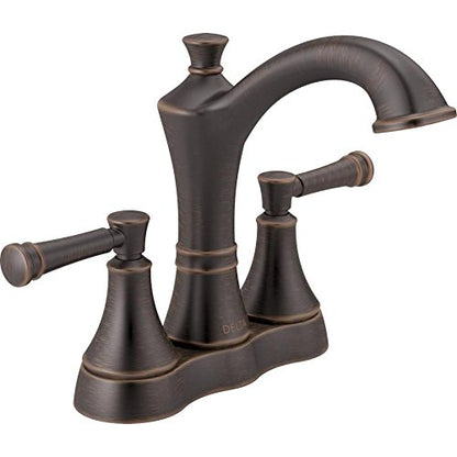 Delta Valdosta Bronze with Drain Assembly 4'' Centerset 4 in (Bronze)