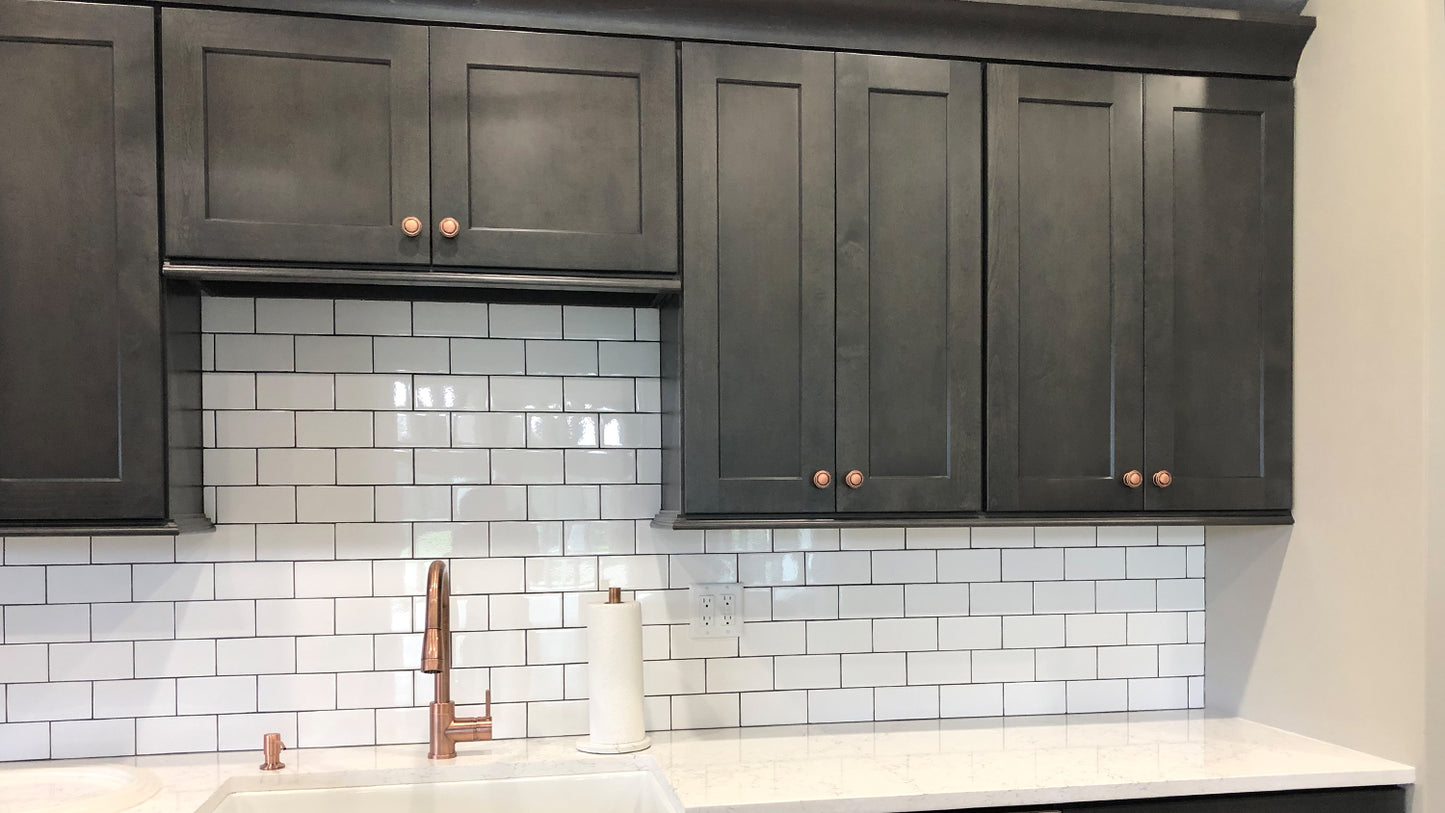 Shaker Cinder Kitchen Cabinets