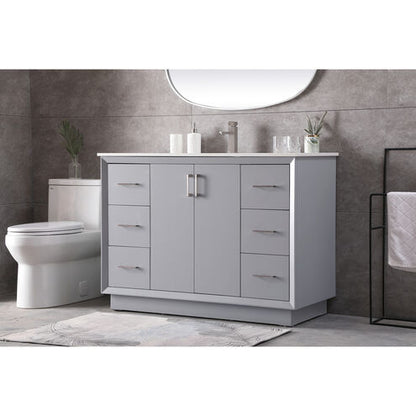 Hayes 48 X 22 X 35 inch Grey Vanity Sink Set