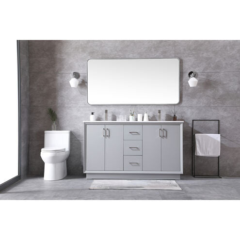 Hayes 60 X 22 X 35 inch Grey Vanity Sink Set
