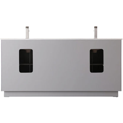 Hayes 72 X 22 X 35 inch Grey Vanity Sink Set