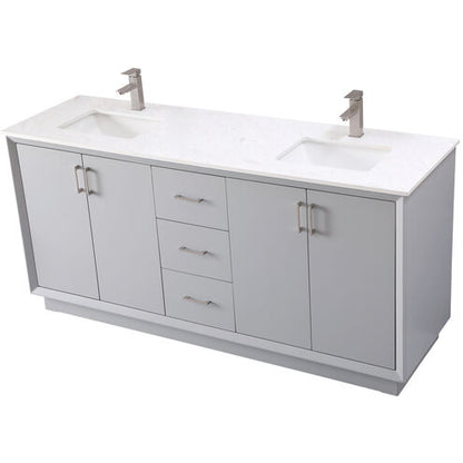 Hayes 72 X 22 X 35 inch Grey Vanity Sink Set